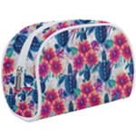 Tropical Flowers Turtles CBDOilPrincess Edf1ea6f-2cc5-4f0b-a5cc-9c146c7d79e4 Make Up Case (Large)