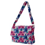 Tropical Flowers Turtles CBDOilPrincess Edf1ea6f-2cc5-4f0b-a5cc-9c146c7d79e4 Full Print Messenger Bag (M)