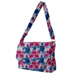 Tropical Flowers Turtles CBDOilPrincess Edf1ea6f-2cc5-4f0b-a5cc-9c146c7d79e4 Full Print Messenger Bag (L)