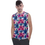 Tropical Flowers Turtles CBDOilPrincess Edf1ea6f-2cc5-4f0b-a5cc-9c146c7d79e4 Men s Regular Tank Top
