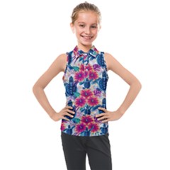 Kids  Sleeveless Polo T-Shirt 
