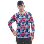 Tropical Flowers Turtles CBDOilPrincess Edf1ea6f-2cc5-4f0b-a5cc-9c146c7d79e4 Men s Pique Long Sleeve Tee