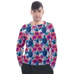 Tropical Flowers Turtles CBDOilPrincess Edf1ea6f-2cc5-4f0b-a5cc-9c146c7d79e4 Men s Long Sleeve Raglan Tee