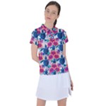 Tropical Flowers Turtles CBDOilPrincess Edf1ea6f-2cc5-4f0b-a5cc-9c146c7d79e4 Women s Polo Tee