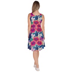 Knee Length Skater Dress With Pockets 