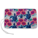 Tropical Flowers Turtles CBDOilPrincess Edf1ea6f-2cc5-4f0b-a5cc-9c146c7d79e4 Pen Storage Case (M)