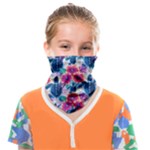 Tropical Flowers Turtles CBDOilPrincess Edf1ea6f-2cc5-4f0b-a5cc-9c146c7d79e4 Face Covering Bandana (Kids)