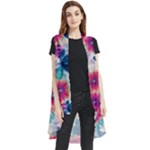 Tropical Flowers Turtles CBDOilPrincess Edf1ea6f-2cc5-4f0b-a5cc-9c146c7d79e4 Sleeveless Chiffon Waistcoat Shirt