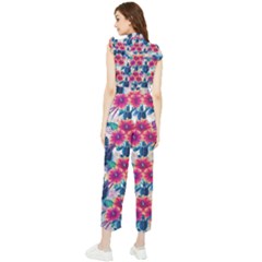Women s Frill Top Chiffon Jumpsuit 
