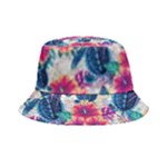 Tropical Flowers Turtles CBDOilPrincess Edf1ea6f-2cc5-4f0b-a5cc-9c146c7d79e4 Bucket Hat