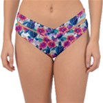 Tropical Flowers Turtles CBDOilPrincess Edf1ea6f-2cc5-4f0b-a5cc-9c146c7d79e4 Double Strap Halter Bikini Bottom
