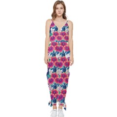 Sleeveless Tie Ankle Chiffon Jumpsuit 