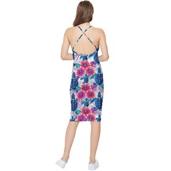 Bodycon Cross Back Summer Dress 