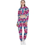 Tropical Flowers Turtles CBDOilPrincess Edf1ea6f-2cc5-4f0b-a5cc-9c146c7d79e4 Cropped Zip Up Lounge Set