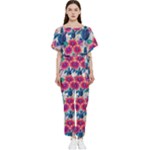 Tropical Flowers Turtles CBDOilPrincess Edf1ea6f-2cc5-4f0b-a5cc-9c146c7d79e4 Batwing Lightweight Jumpsuit