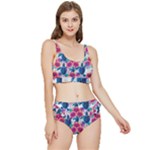 Tropical Flowers Turtles CBDOilPrincess Edf1ea6f-2cc5-4f0b-a5cc-9c146c7d79e4 Frilly Bikini Set