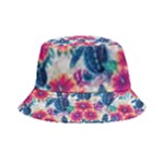 Tropical Flowers Turtles CBDOilPrincess Edf1ea6f-2cc5-4f0b-a5cc-9c146c7d79e4 Inside Out Bucket Hat