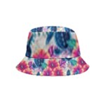 Tropical Flowers Turtles CBDOilPrincess Edf1ea6f-2cc5-4f0b-a5cc-9c146c7d79e4 Inside Out Bucket Hat (Kids)