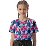 Tropical Flowers Turtles CBDOilPrincess Edf1ea6f-2cc5-4f0b-a5cc-9c146c7d79e4 Kids  Basic Tee
