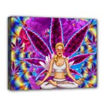 Psychedelic Meditation  CBDOilPrincess  71bfb2da-e92a-4d84-8ee3-468fa9cd04c2 Canvas 14  x 11  (Stretched)
