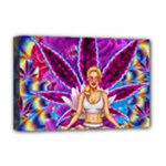 Psychedelic Meditation  CBDOilPrincess  71bfb2da-e92a-4d84-8ee3-468fa9cd04c2 Deluxe Canvas 18  x 12  (Stretched)