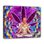 Psychedelic Meditation  CBDOilPrincess  71bfb2da-e92a-4d84-8ee3-468fa9cd04c2 Deluxe Canvas 24  x 20  (Stretched)