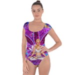 Psychedelic Meditation  CBDOilPrincess  71bfb2da-e92a-4d84-8ee3-468fa9cd04c2 Short Sleeve Leotard 