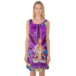 Psychedelic Meditation  CBDOilPrincess  71bfb2da-e92a-4d84-8ee3-468fa9cd04c2 Sleeveless Satin Nightdress