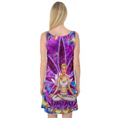 Sleeveless Satin Nightdress Back Sleeveless Satin Nightdress Back