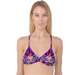 Psychedelic Meditation  CBDOilPrincess  71bfb2da-e92a-4d84-8ee3-468fa9cd04c2 Reversible Tri Bikini Top