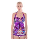 Boyleg Halter Swimsuit  