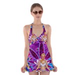 Psychedelic Meditation  CBDOilPrincess  71bfb2da-e92a-4d84-8ee3-468fa9cd04c2 Halter Dress Swimsuit 