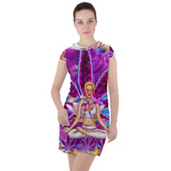 Drawstring Hooded Dress 