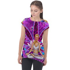 Cap Sleeve High Low Top 