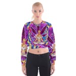 Psychedelic Meditation  CBDOilPrincess  71bfb2da-e92a-4d84-8ee3-468fa9cd04c2 Cropped Sweatshirt