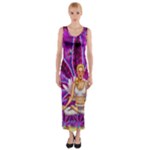 Psychedelic Meditation  CBDOilPrincess  71bfb2da-e92a-4d84-8ee3-468fa9cd04c2 Fitted Maxi Dress