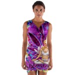 Psychedelic Meditation  CBDOilPrincess  71bfb2da-e92a-4d84-8ee3-468fa9cd04c2 Wrap Front Bodycon Dress
