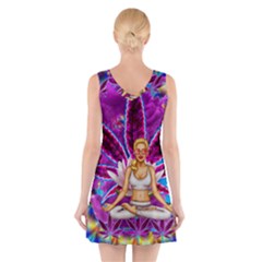 V-Neck Sleeveless Dress 