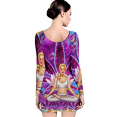 Long Sleeve Velvet Bodycon Dress 
