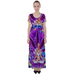 Psychedelic Meditation  CBDOilPrincess  71bfb2da-e92a-4d84-8ee3-468fa9cd04c2 High Waist Short Sleeve Maxi Dress