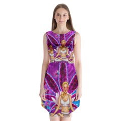 Sleeveless Chiffon Dress   