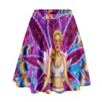 Psychedelic Meditation  CBDOilPrincess  71bfb2da-e92a-4d84-8ee3-468fa9cd04c2 High Waist Skirt