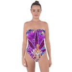 Psychedelic Meditation  CBDOilPrincess  71bfb2da-e92a-4d84-8ee3-468fa9cd04c2 Tie Back One Piece Swimsuit