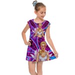 Psychedelic Meditation  CBDOilPrincess  71bfb2da-e92a-4d84-8ee3-468fa9cd04c2 Kids  Cap Sleeve Dress