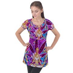Puff Sleeve Tunic Top 