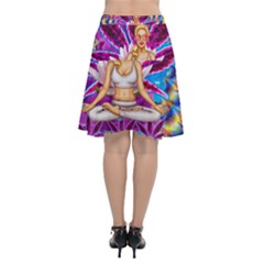 Chiffon Wrap Front Skirt 