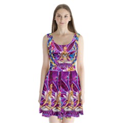 Split Back Mini Dress  