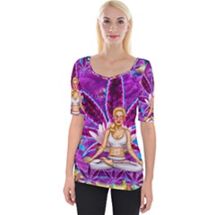 Wide Neckline T-Shirt 