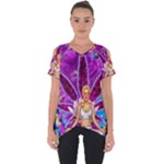 Psychedelic Meditation  CBDOilPrincess  71bfb2da-e92a-4d84-8ee3-468fa9cd04c2 Cut Out Side Drop Tee