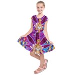 Psychedelic Meditation  CBDOilPrincess  71bfb2da-e92a-4d84-8ee3-468fa9cd04c2 Kids  Short Sleeve Dress